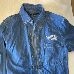 Samuel Adams Blue Denim Shirt